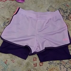 Purple Althletic shorts